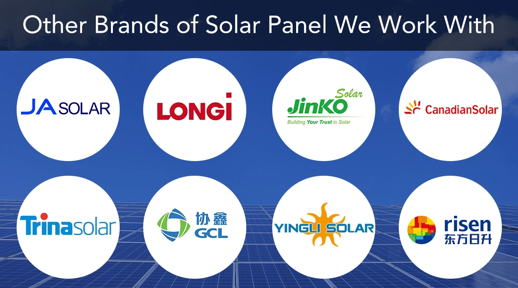 Monocrystalline PV Photovoltaic 144 Half Cells Solar Power Modules Price 390W 400W 410W Longi/Ja/Jinko/Trina/Yingli/Canadian