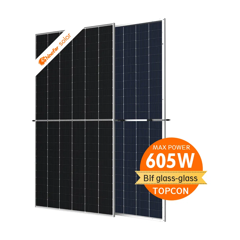 Canadiansolar Hiku7 CS7l-Ms-R 580 W 585 W 590 W 595 W 600 W 605 W Solarmodul-Mono-Gesichtsmodul für gewerbliche Wohndach-Solarsysteme