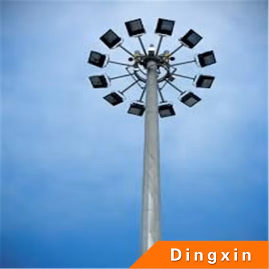 15 m, 20 m, 25 m, 30 m, 35 m Hochmast-Straßenlaterne mit 400–1000 W Natriumdampflampe